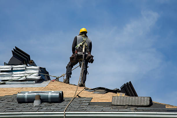 Professional Roofing technician working in Fayetteville, TX